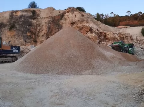 Sable de remblai, Agen, Carrière Testut & Fils
